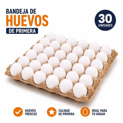 Huevos Categoría Primera - Bandeja 30 Unidades1