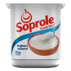 Yogurt Aflanado Natural Soprole 155 g