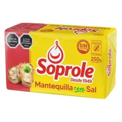 Mantequilla Soprole Con Sal 250 gr