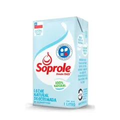 Leche Descremada Soprole 1 L