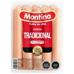 Salchicha Tradicional 20 Un Montina