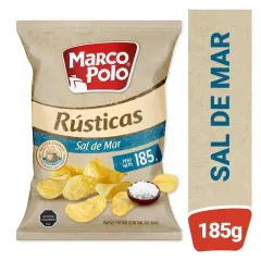 Papas Rusticas Marco Polo Sal De Mar 185 g