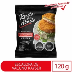 Escalopa De Vacuno Kayser Receta Del Abuelo 120 g