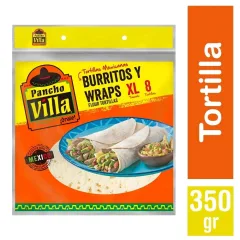 Burritos Y Wraps 350 g XL 8Un Pancho Villa