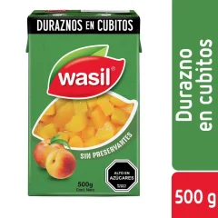 Duraznos En Cubito Wasil 500 g