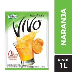 Jugo En Polvo Vivo Naranja