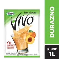 Jugo En Polvo Vivo Durazno