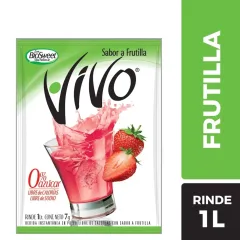 Jugo En Polvo Vivo Frutilla