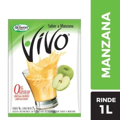 Jugo En Polvo Vivo Sabor Manzana