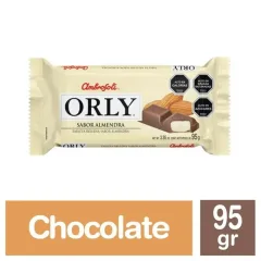 Chocolate de Leche Orly Relleno Sabor Almendra 95 g