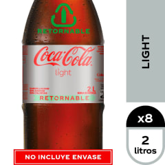 Coca-Cola Light 2 Litros Retornable