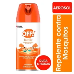 Aerosol Repelente Insectos Off Sc Johnson 170 Cc