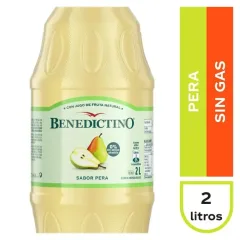 Agua Benedictino Sabor Pera 2 Lt