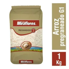 Arroz Miraflores Pre ganeado 1 kg