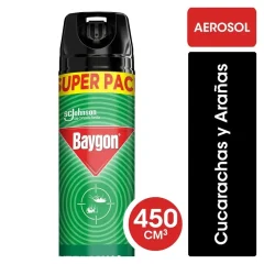 Baygon Extermina Cucacharas Y Arañas 450Cm