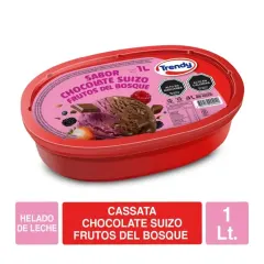 Casata Chocolate Suizo Frutos Del Bosque 1Lts Trendy