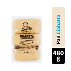 Ciabatta Pre Horneada 6 Un 480 g