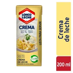 Crema De Leche Lonco Leche 200 ml