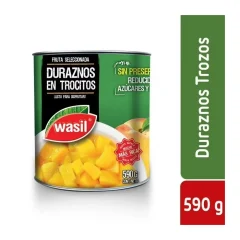 Duraznos En Trocito Wasil 590 g
