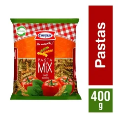 Espirales Pasta Mix Fusilli Tricolor Carozzi 400 gr