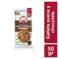 Galleta Con Avena Y Chocolate 50 g Nutra Bien