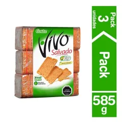 Galletas Salvado De Trigo Vivo Tripack