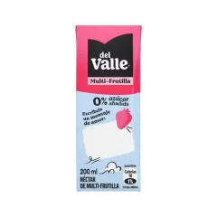 Jugo En Cajita Multifrutilla Sin Azucar Del Valle 200 ml