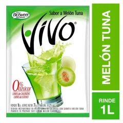 Jugo En Polvo Vivo Melon Tuna