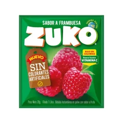 Jugo En Polvo Zuko Sabor Frambuesa 15 g