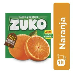 Jugo En Polvo Zuko Sabor Naranja