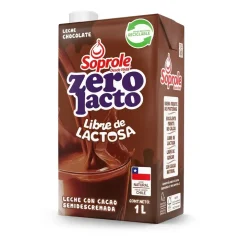 Leche Chocolate Zero Lacto Soprole 1Lt