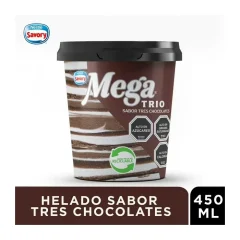 Mega Trio Sabor Tres Chocolates Savory 450 ml