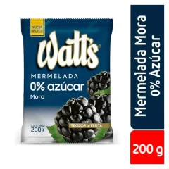 Mermelada Watts Mora Sin Azucar 200 g