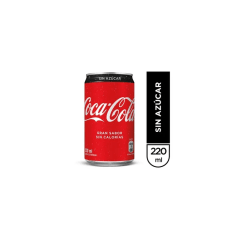 Mini Lata Coca-Cola Zero 220 ml