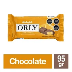 Chocolate de Leche Orly Relleno Sabor Naranja 95 g
