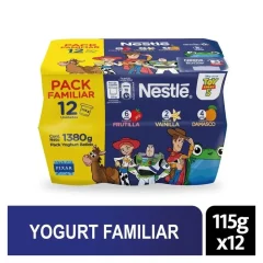 Pack Familiar Yogurt Nestlé 12Un