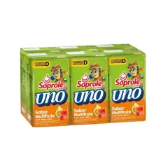 Pack Uno Al Día Sabor Multifruta 6 Un