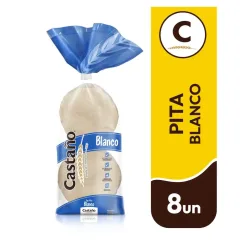 Pan Pita Blanca Castaño