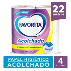 Papel Higenico Favorita 4 Rollos