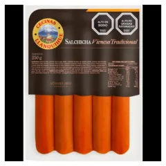 Salchicha Vienesa Tradicional Llanquihue 5 Un 250 gr