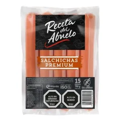 Salchichas Receta Del Abuelo 15 Unidades 750 g