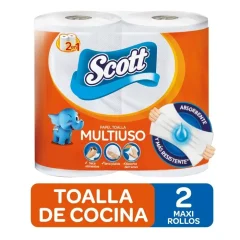 Toalla De Papel Multiuso Scott 2 Un