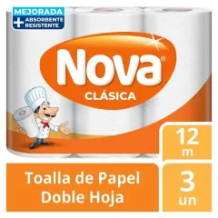 Toalla De Papel Nova Clasica 3 Un