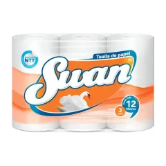 Toalla De Papel Swan Clasica 3 Rollos