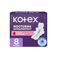 Toallas Kotex Nocturna 8 Un