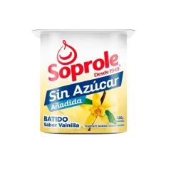 Yoghurt Sin Azucar Vainilla Soprole 120 gr