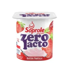 Yogurt Frutilla Zero Lacto 120 g Soprole