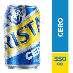 Cerveza Cristal Sin Alcohol Lata 350 cc