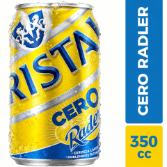 Cerveza Cristal Cero Radler Lata 350 cc