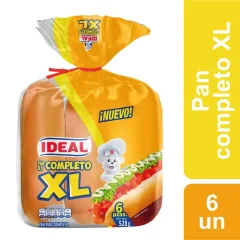 Pan De Completo Ideal XL 528 g